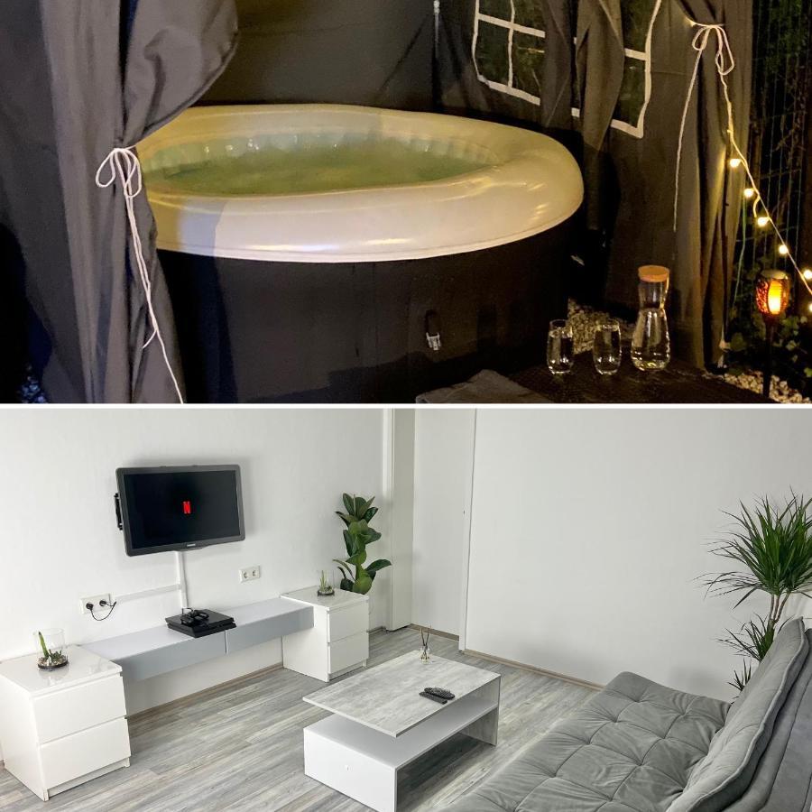 Wohnen Direkt An Der Rheinpromenade Mit Whirlpool Und Sauna Gotterswickerhamm Exteriér fotografie
